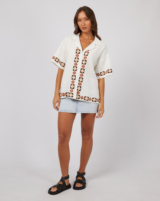 Los Cabos Shirt | Vintage White