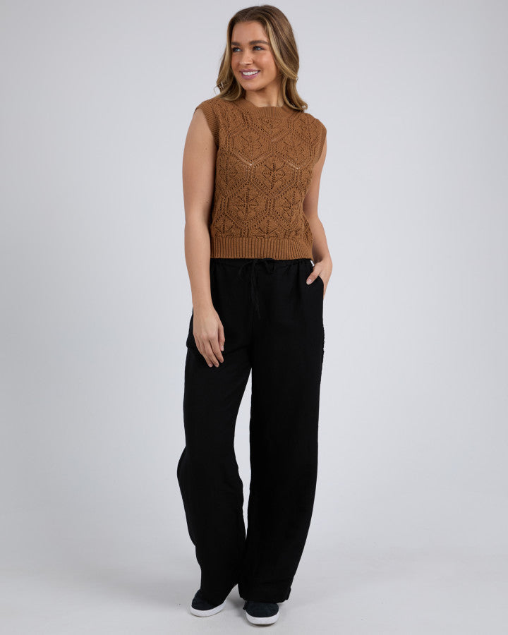 Luna Knit Vest | Toasted Coconut