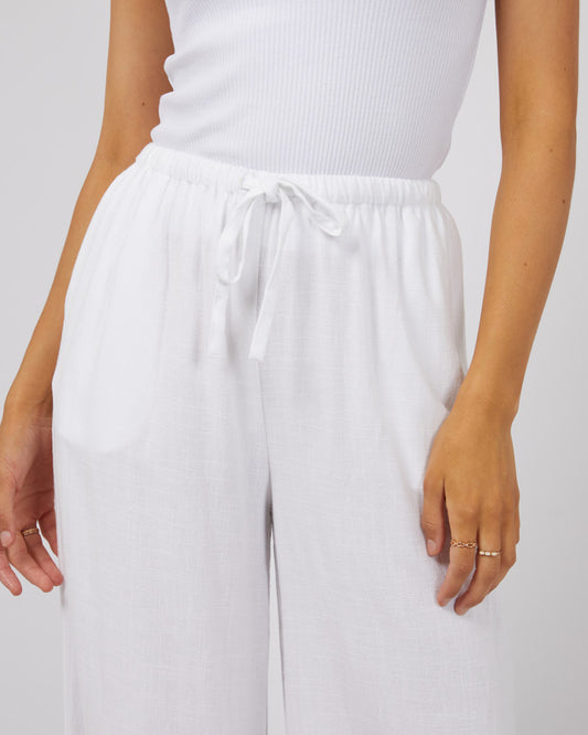 Luxe Linen Pant | Vintage White