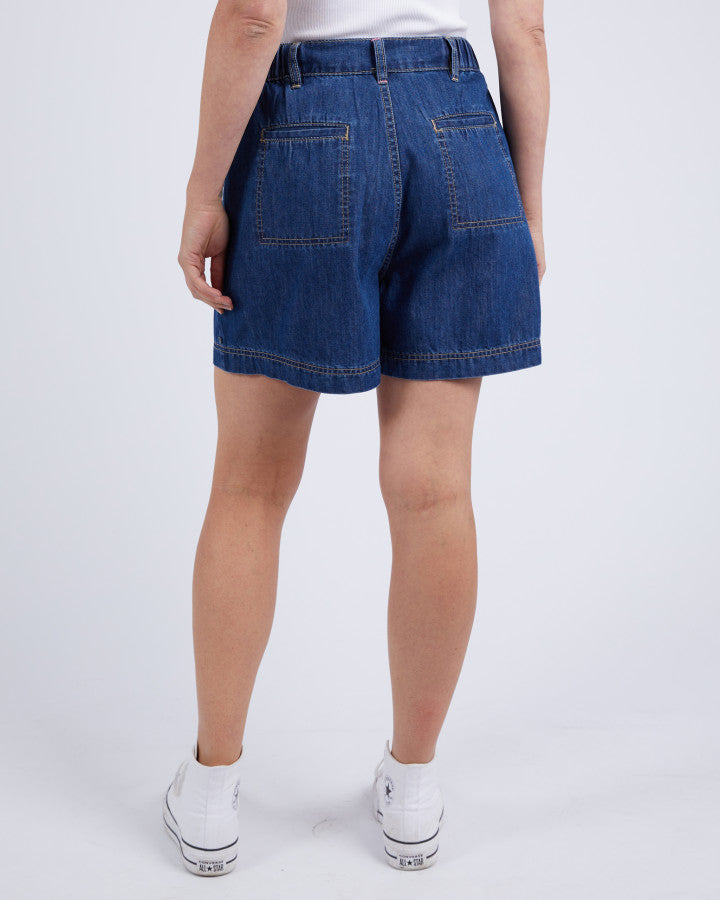 Matilda Denim Short | Dark Blue