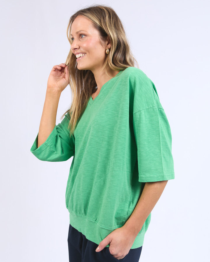 Mazie Vee Neck | Green