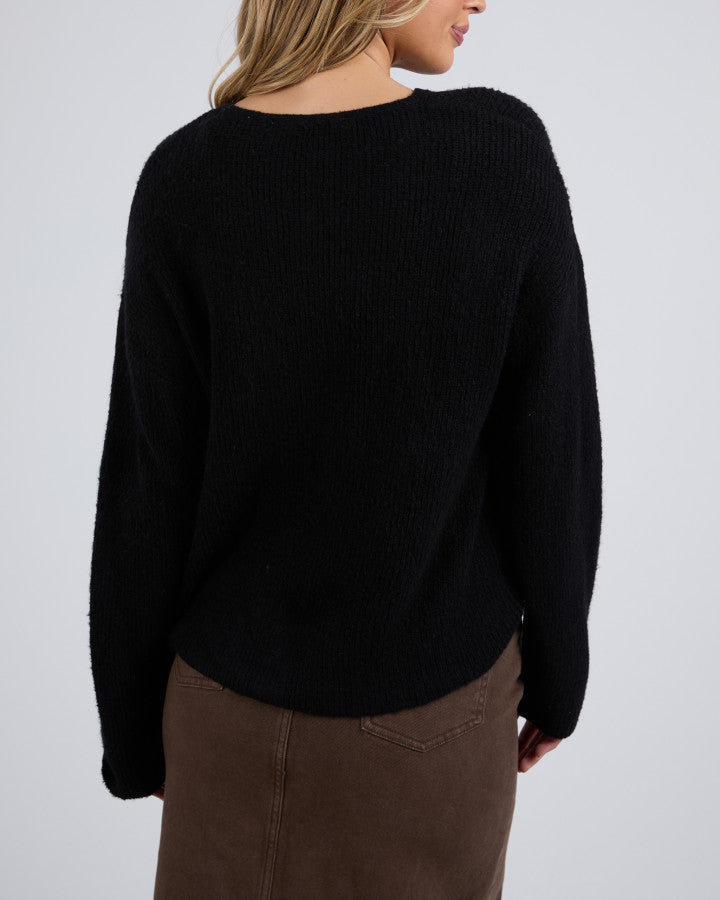 Murphy Knit Cardi | Black