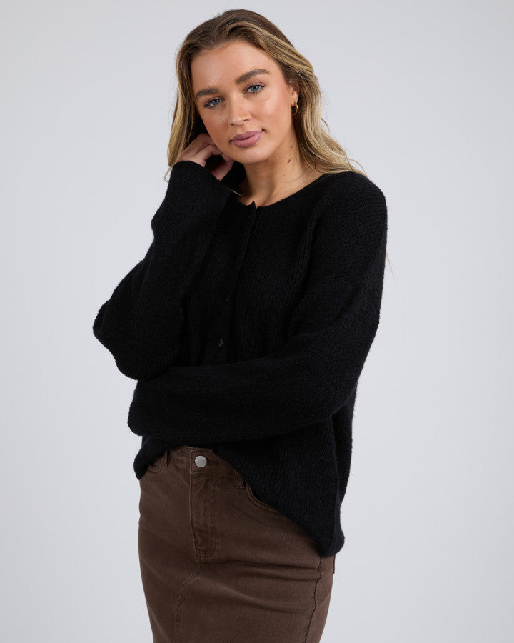 Murphy Knit Cardi | Black