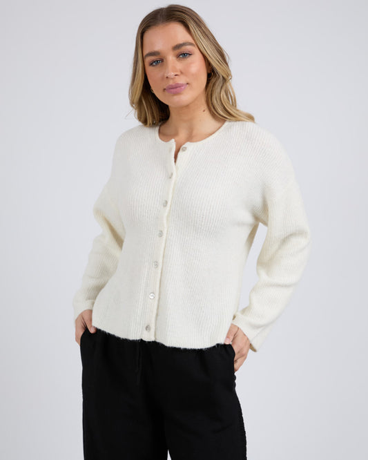 Murphy Knit Cardi | Vintage White