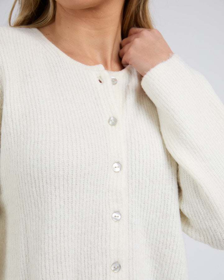 Murphy Knit Cardi | Vintage White