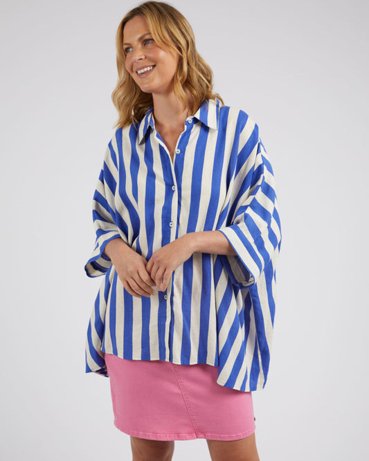 Palermo Stripe Shirt | Blue