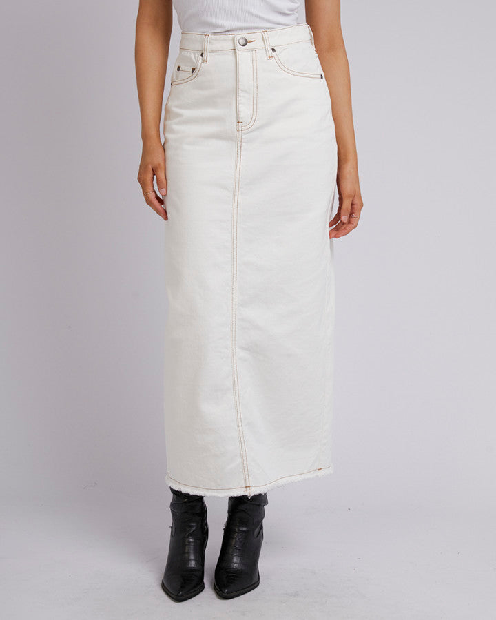 Ray Comfort Maxi Skirt | Vintage White