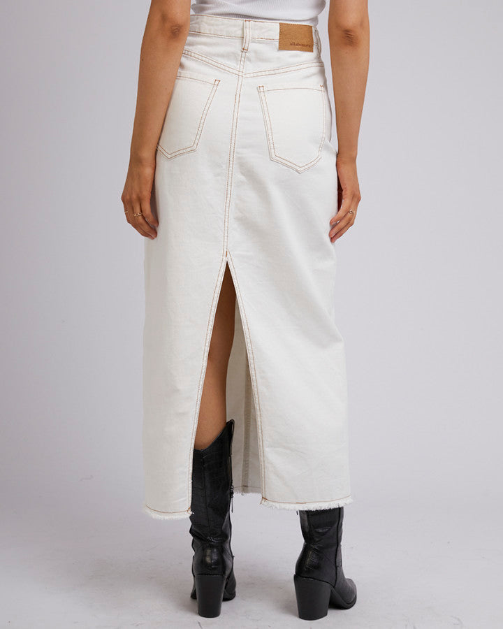 Ray Comfort Maxi Skirt | Vintage White