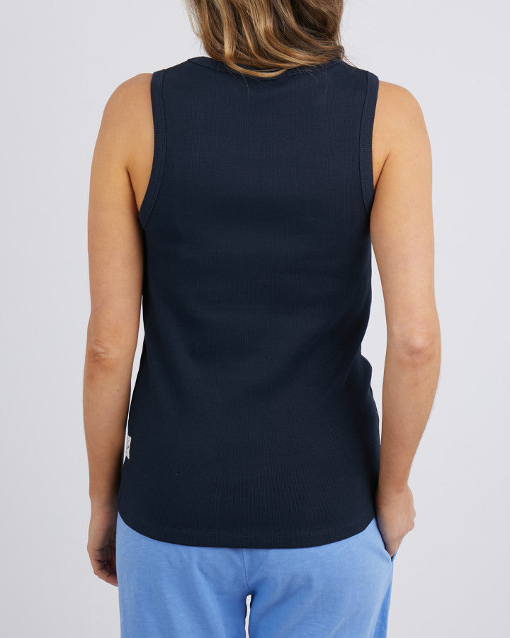 Rib Crew Tank | Navy