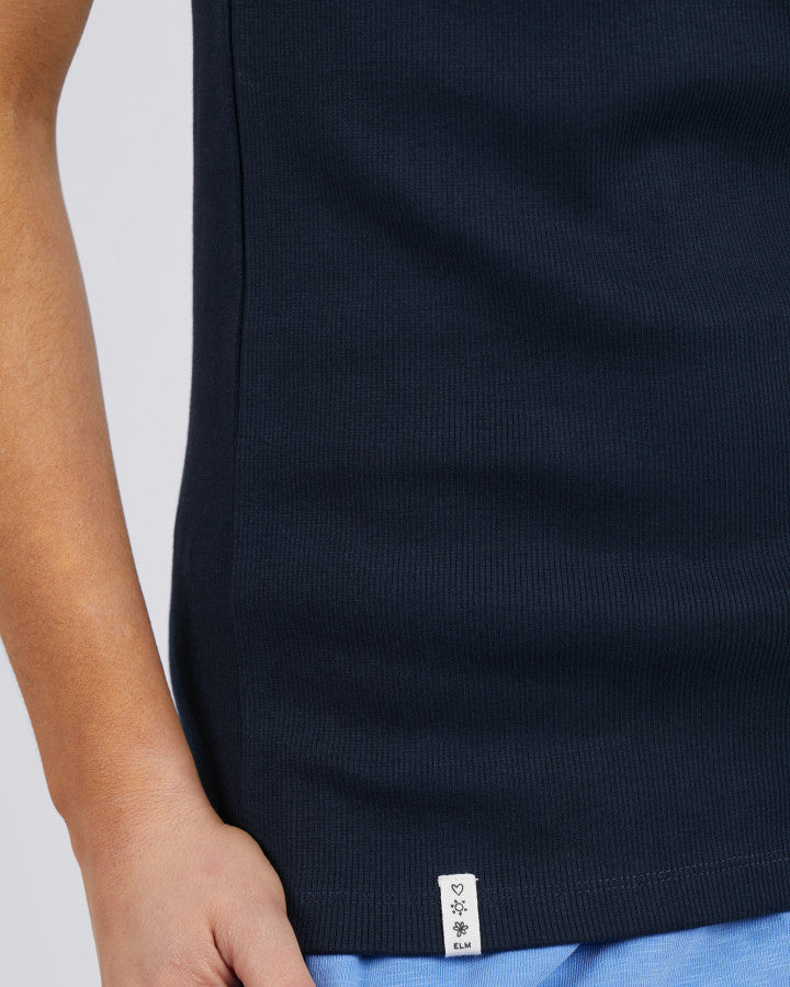 Rib Crew Tank | Navy