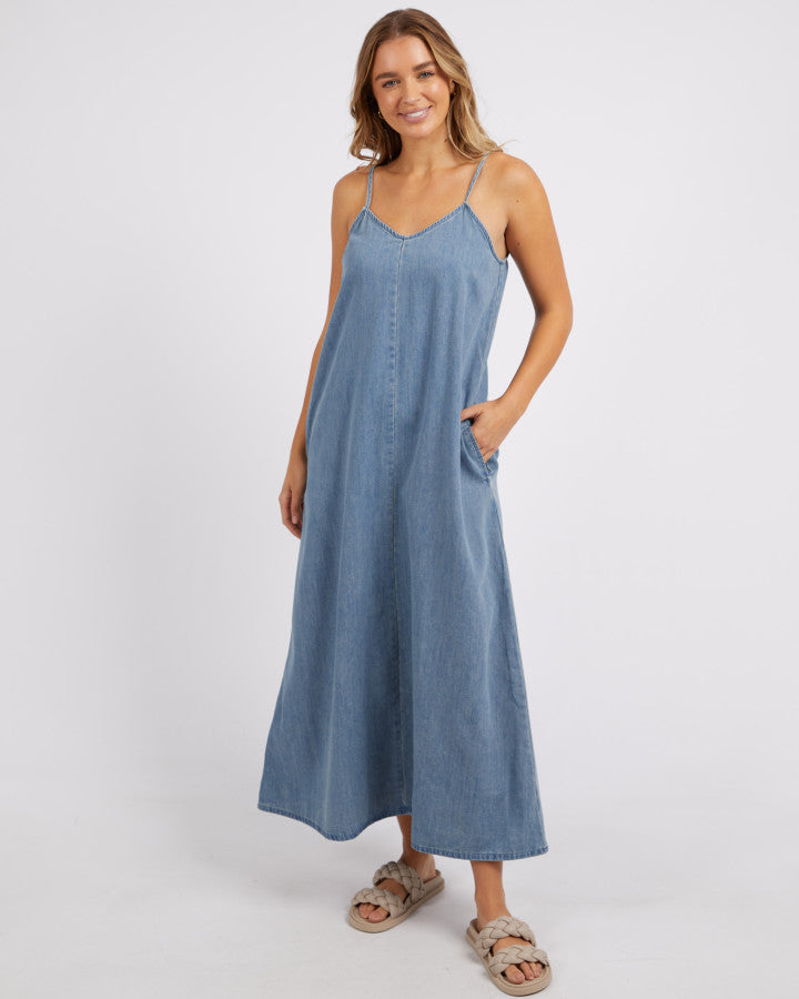 Roma Denim Dress | Blue