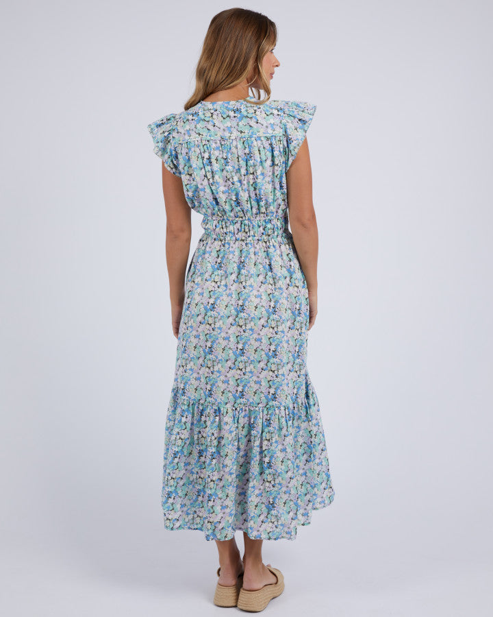 Rosette Floral Dress