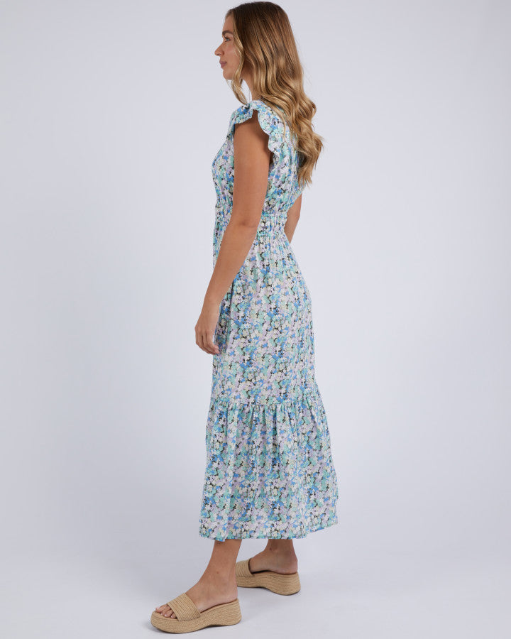 Rosette Floral Dress