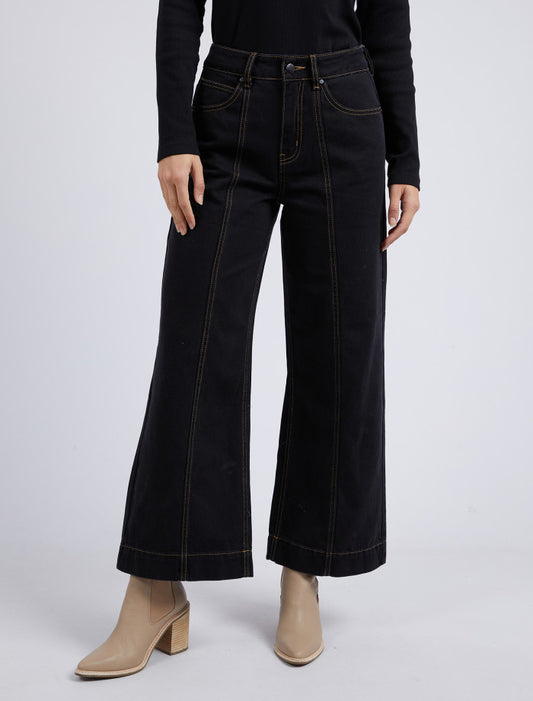 Royal Wide Leg Jeans | Black