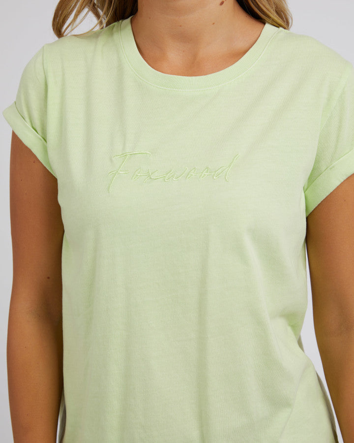 Signature Tee | Apple Mint