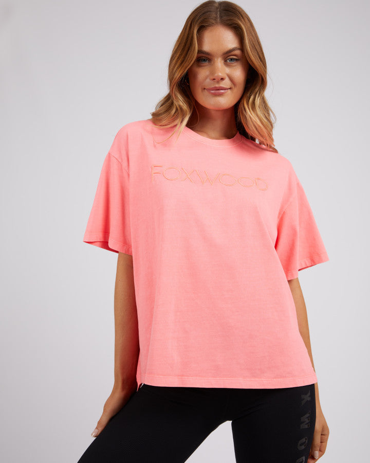 Simplified Tee | Neon Pink