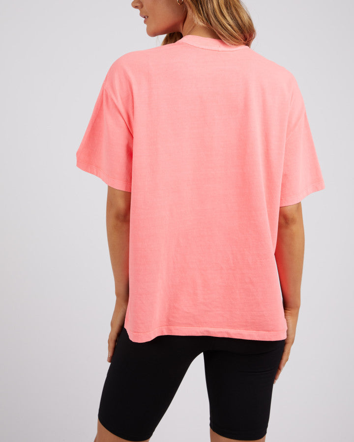 Simplified Tee | Neon Pink