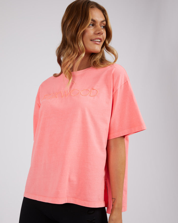 Simplified Tee | Neon Pink