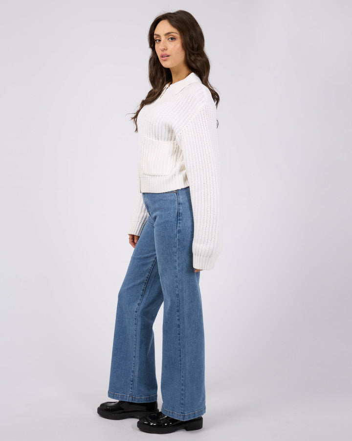 Soho Knit Zip Through