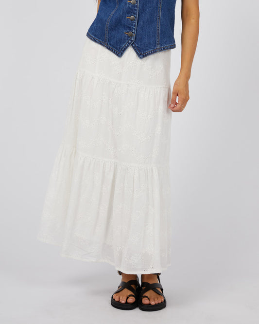 Sutton Broderie Maxi Skirt