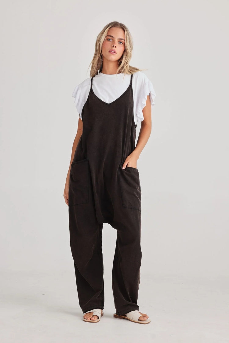 Texan Overall | Black Wash