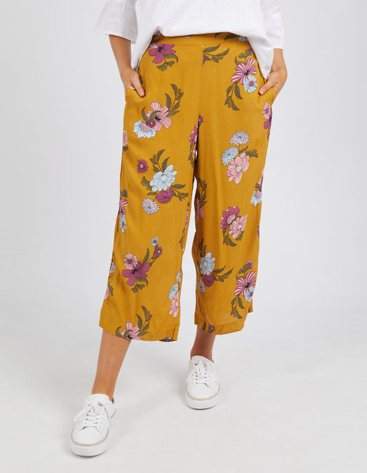 Sweet Pea Wide Leg Pant | Mustard