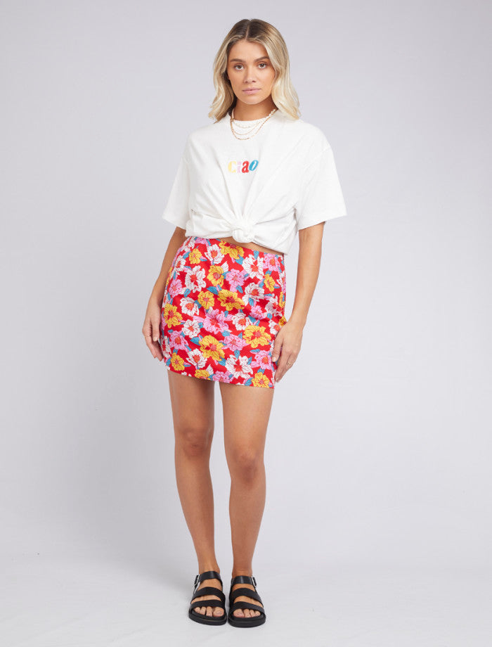 Cecillia Floral Mini Skirt